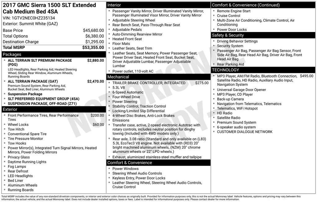 gmc sierra 1500 2017 1GTV2NEC0HZ235134 image gmc sierra 1500 2017 1GTV2NEC0HZ235134 image